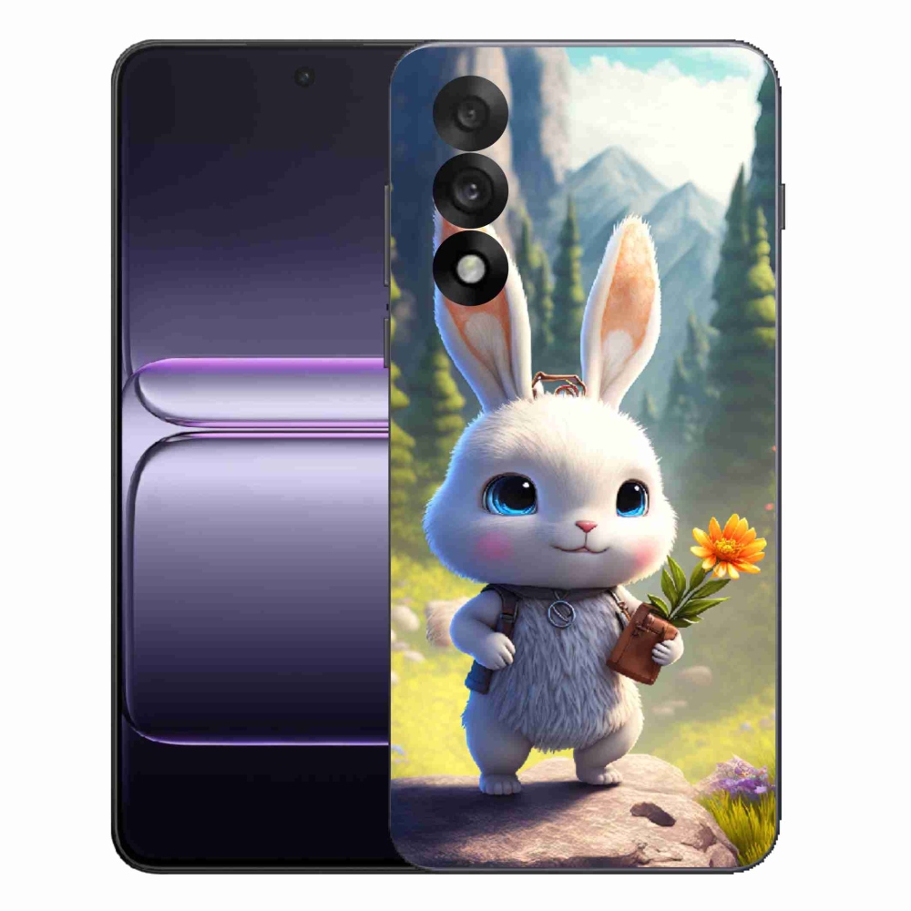 Gelový kryt mmCase na One Plus Nord 5 - roztomilý králíček