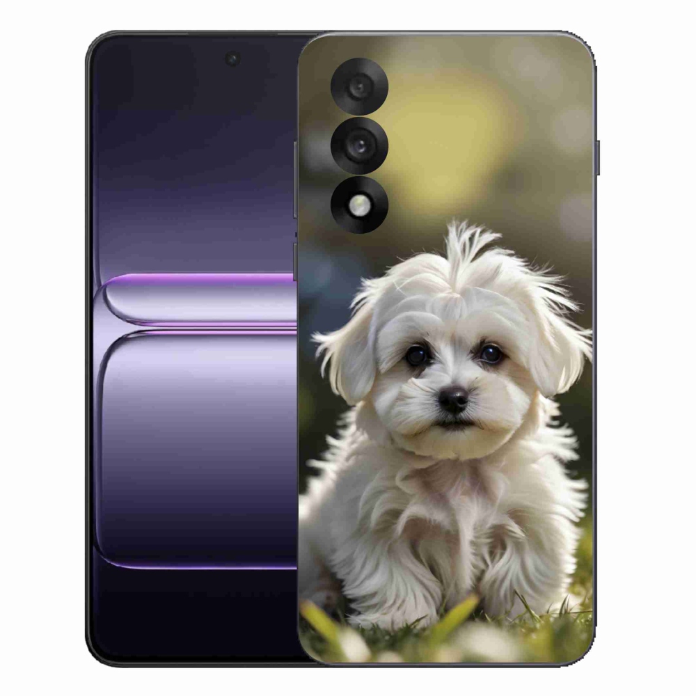 Gelový kryt mmCase na One Plus Nord 5 - roztomilý maltézský psík