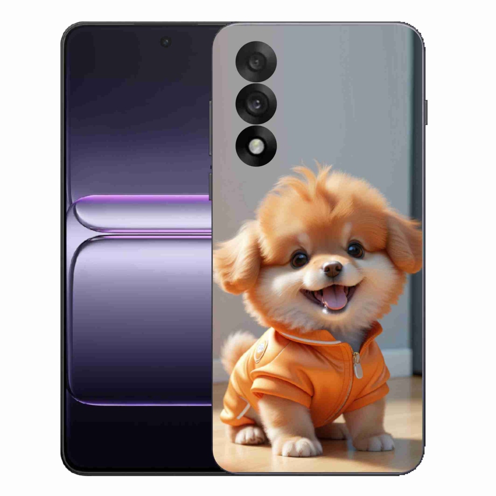 Gelový kryt mmCase na One Plus Nord 5 - roztomilý pomeranian v mikině