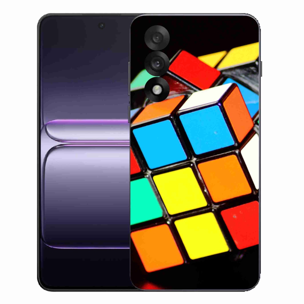 Gelový kryt mmCase na One Plus Nord 5 - rubikova kostka