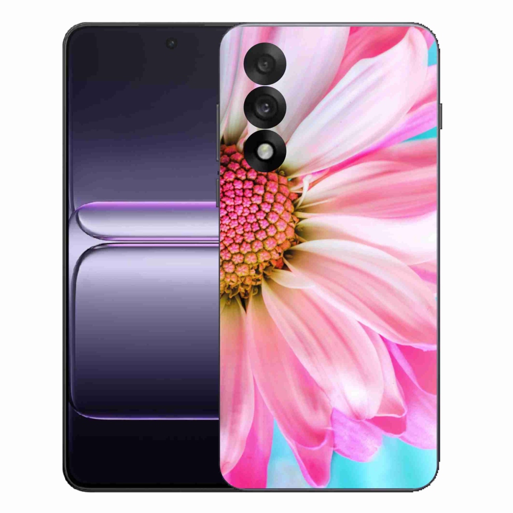 Gelový kryt mmCase na One Plus Nord 5 - růžová květina