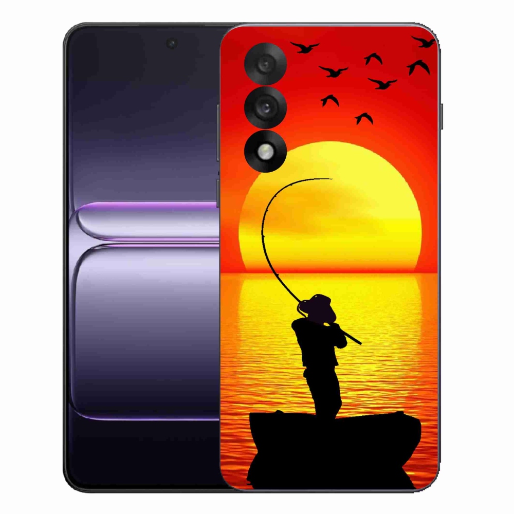 Gelový kryt mmCase na One Plus Nord 5 - rybaření