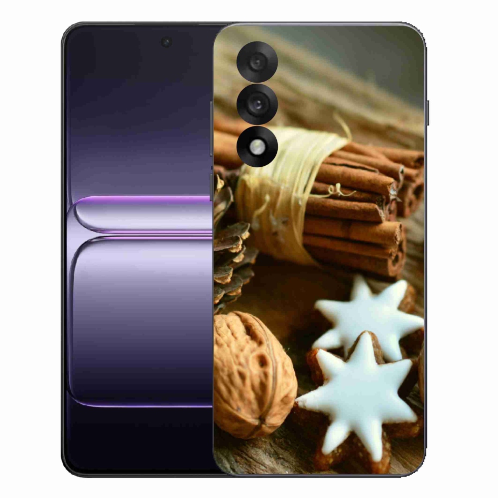 Gelový kryt mmCase na One Plus Nord 5 - skořice a perníčky