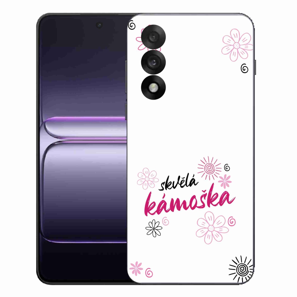 Gelový kryt mmCase na One Plus Nord 5 - skvělá kámoška bílé pozadí