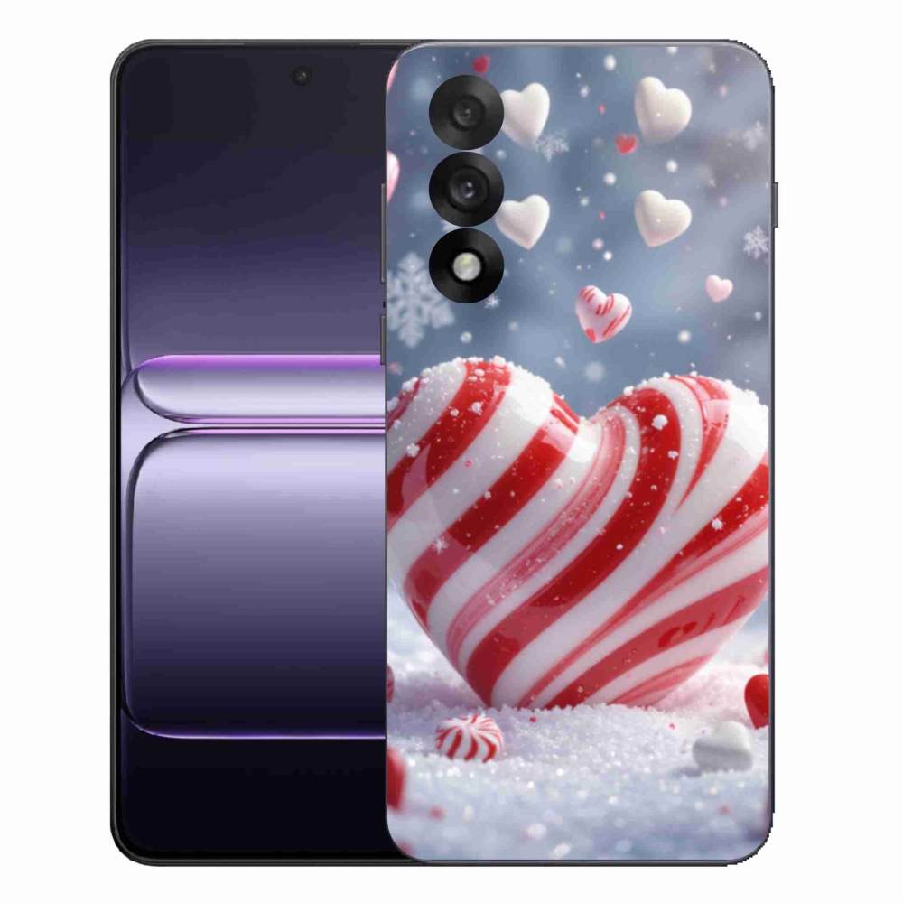 Gelový kryt mmCase na One Plus Nord 5 - sladké srdce