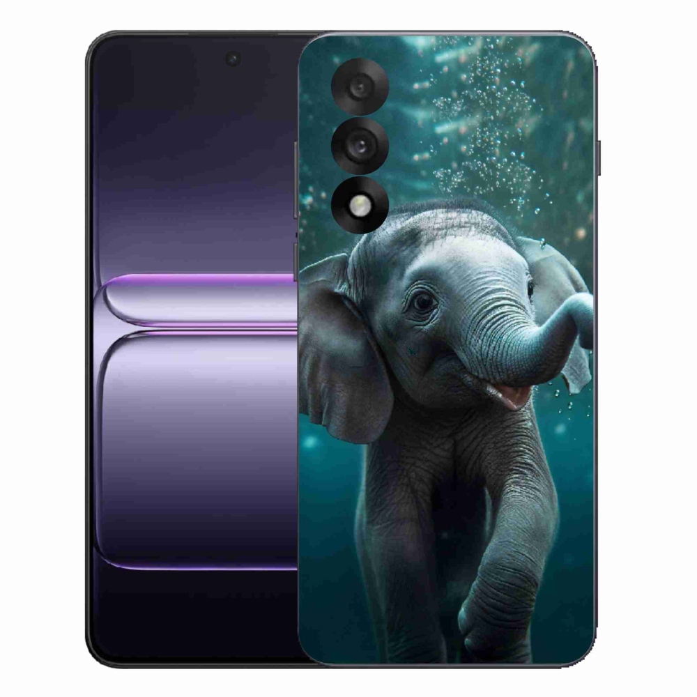 Gelový kryt mmCase na One Plus Nord 5 - slůně pod vodou