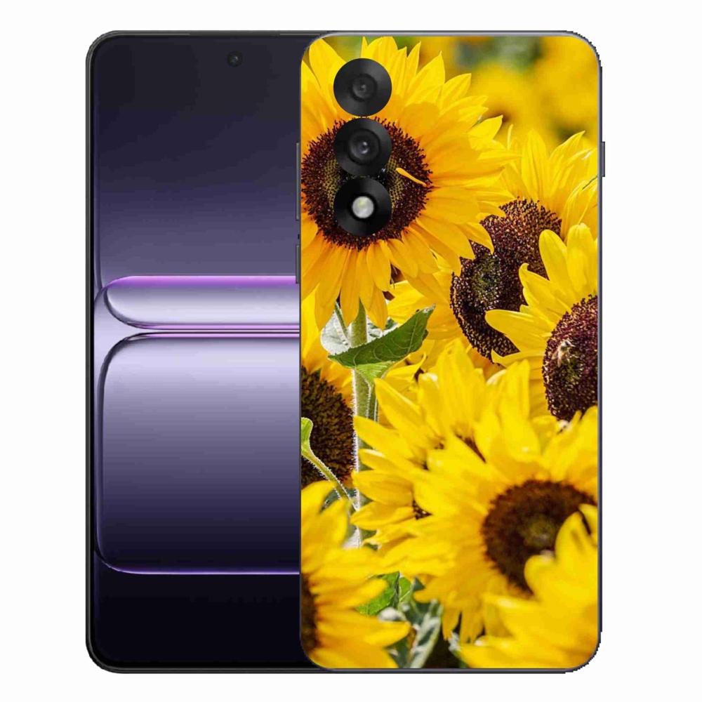 Gelový kryt mmCase na One Plus Nord 5 - slunečnice