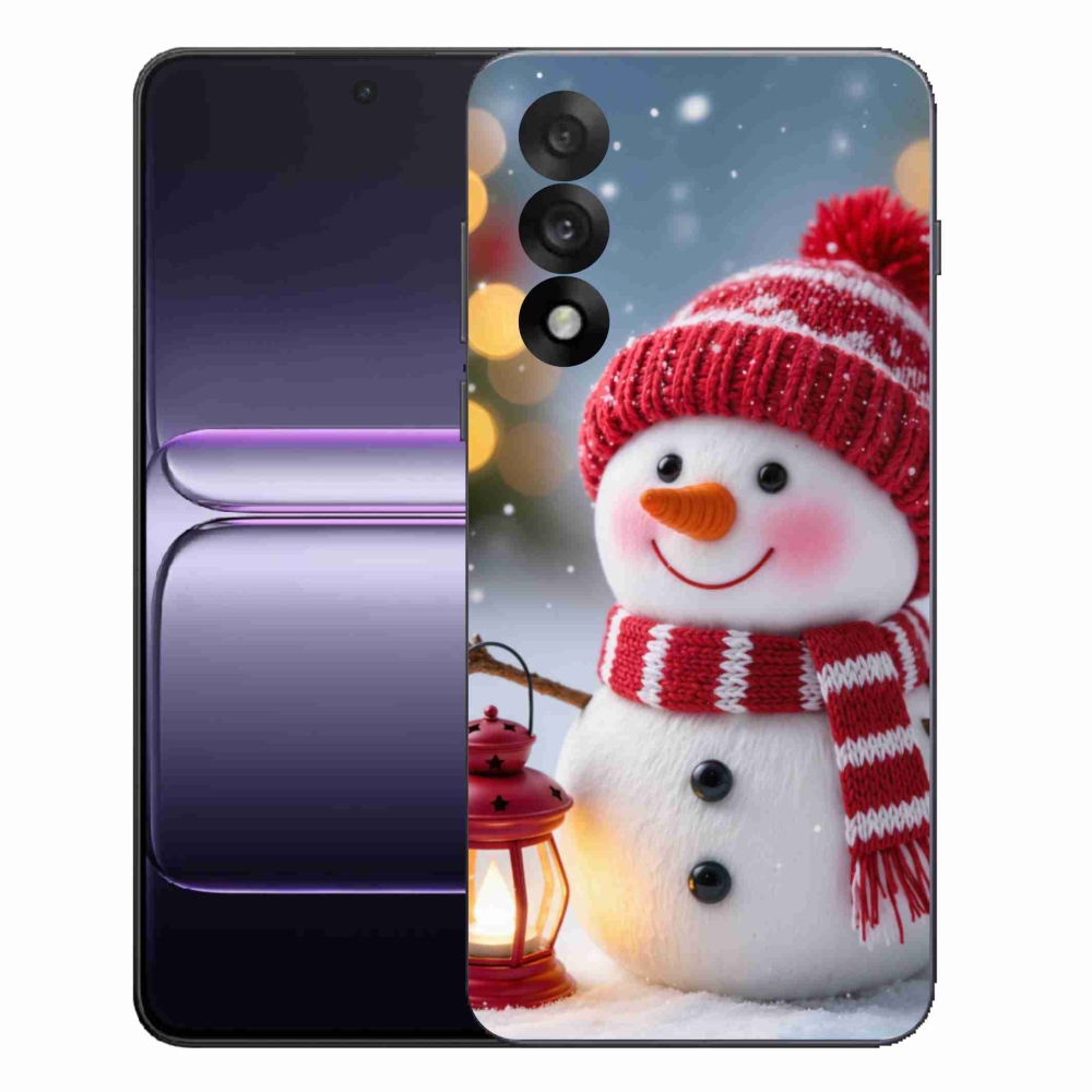 Gelový kryt mmCase na One Plus Nord 5 - sněhulák 2
