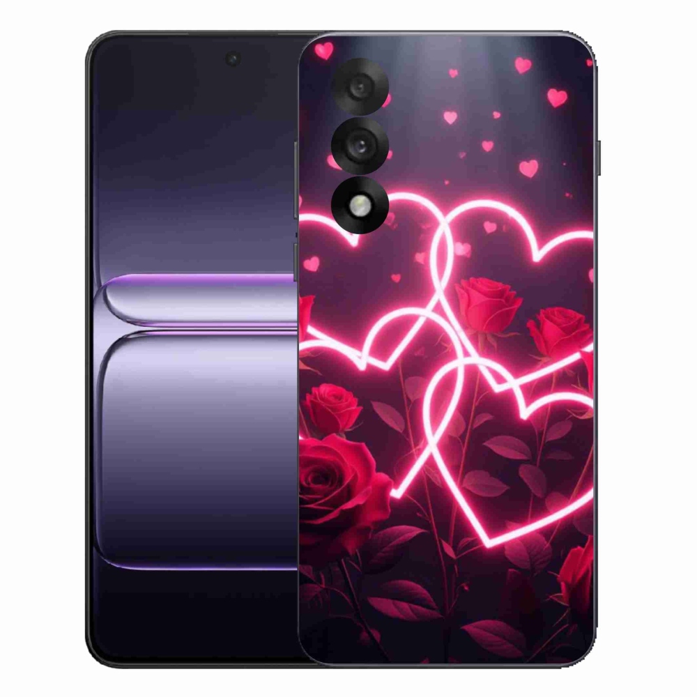 Gelový kryt mmCase na One Plus Nord 5 - srdce lásky
