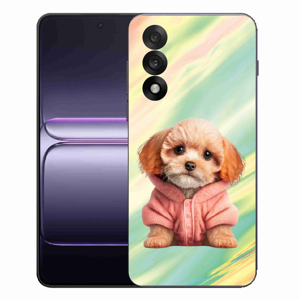 Gelový kryt mmCase na One Plus Nord 5 - štěně ve svetru