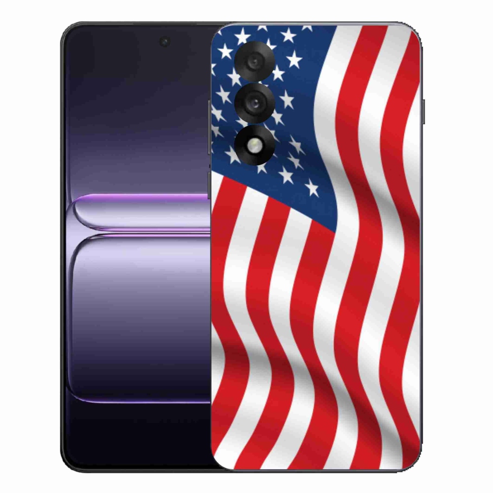Gelový kryt mmCase na One Plus Nord 5 - USA vlajka