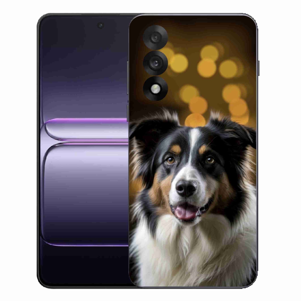 Gelový kryt mmCase na One Plus Nord 5 - usměvavý australský ovčák