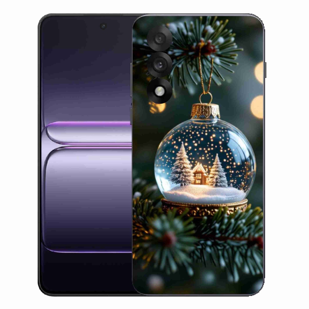 Gelový kryt mmCase na One Plus Nord 5 - vánoční koule 2