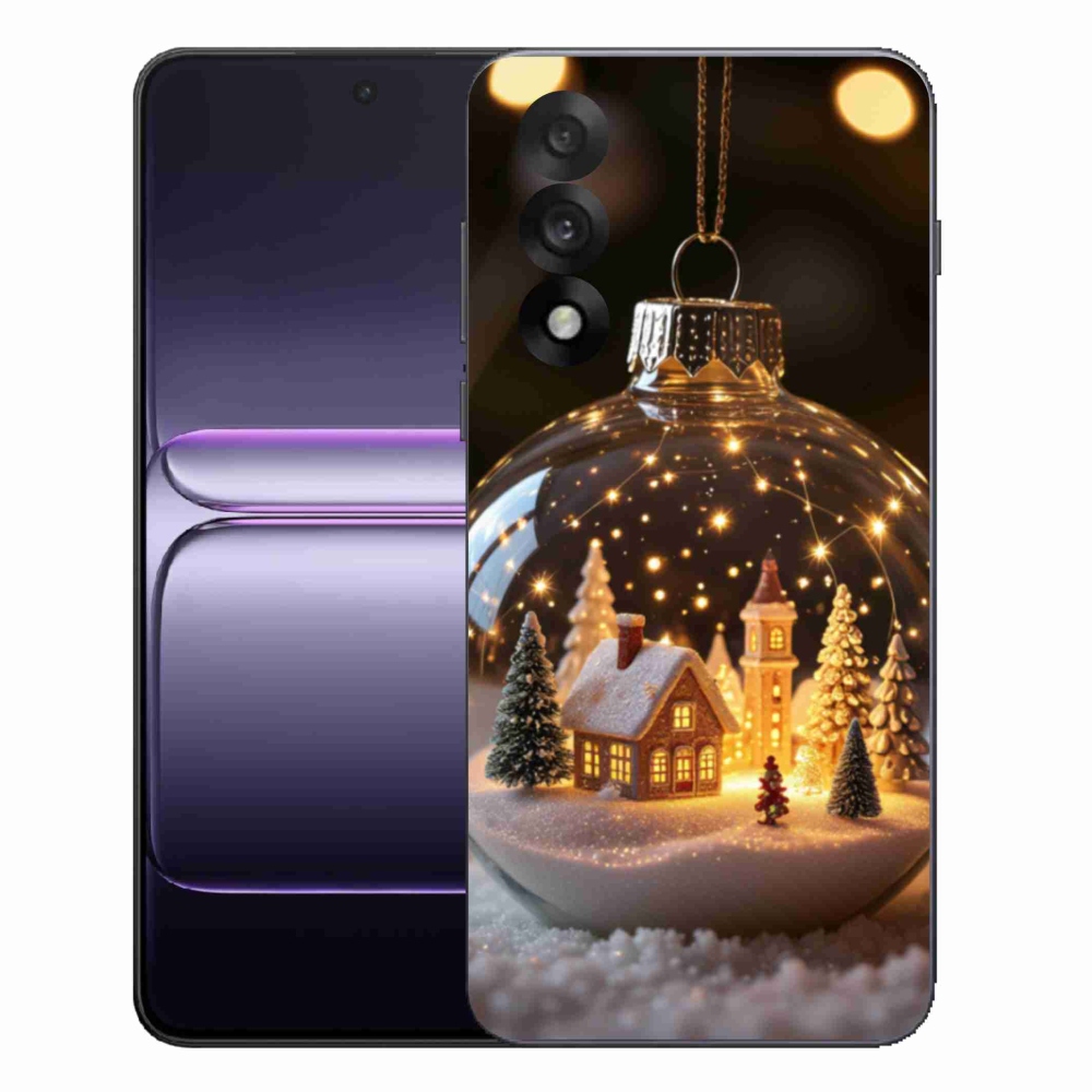 Gelový kryt mmCase na One Plus Nord 5 - vánoční koule 3