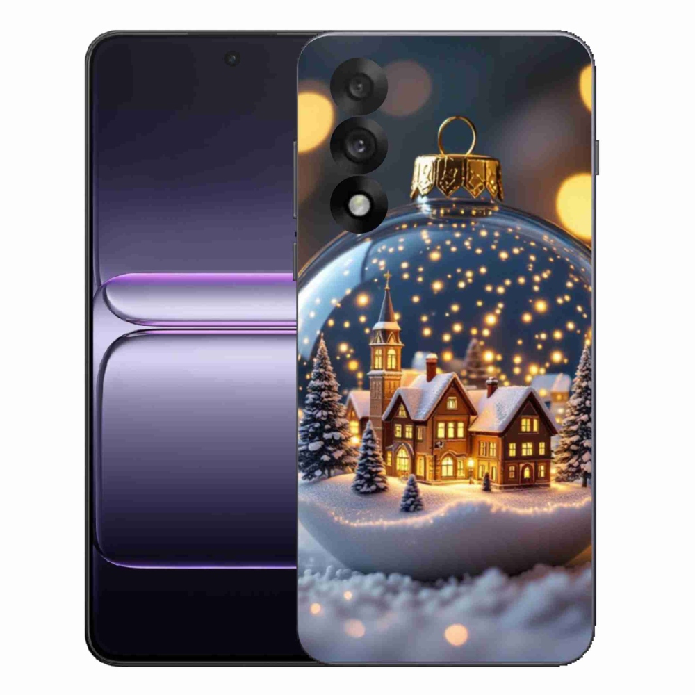 Gelový kryt mmCase na One Plus Nord 5 - vánoční koule 4