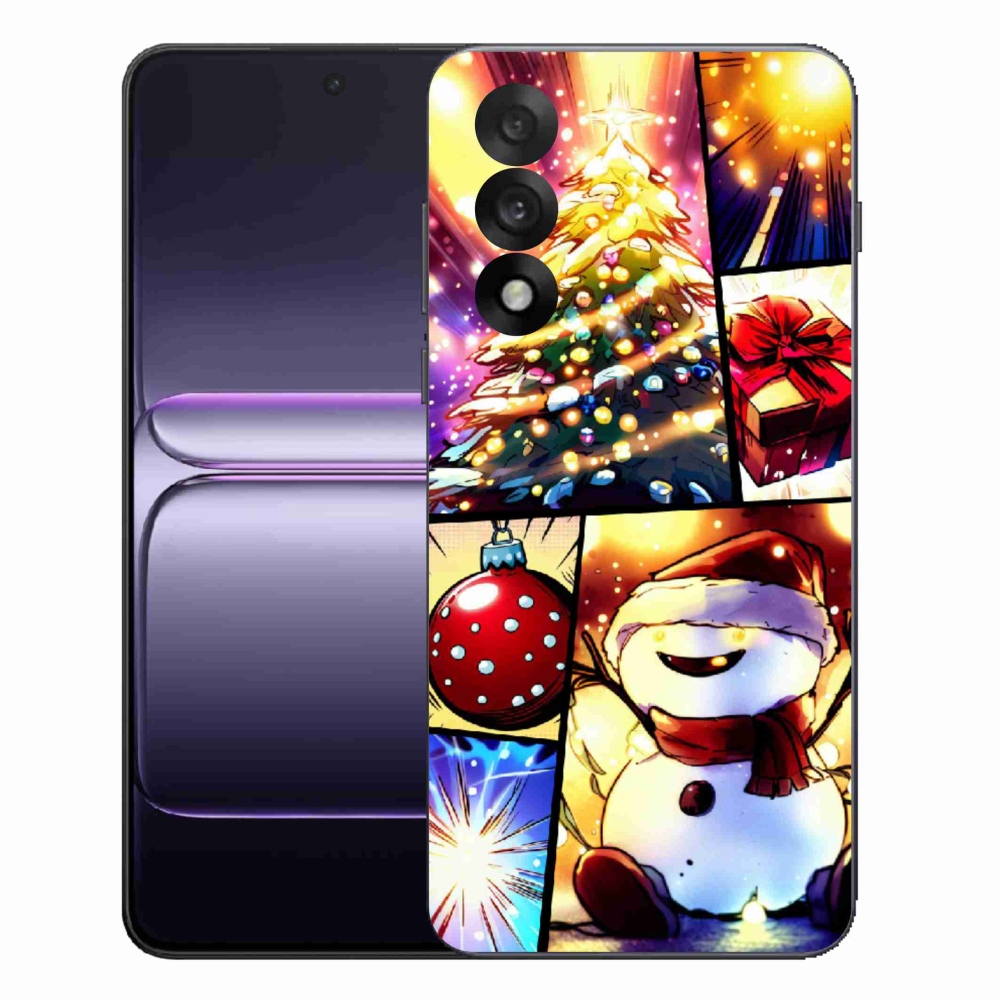 Gelový kryt mmCase na One Plus Nord 5 - vánoční motivy 1