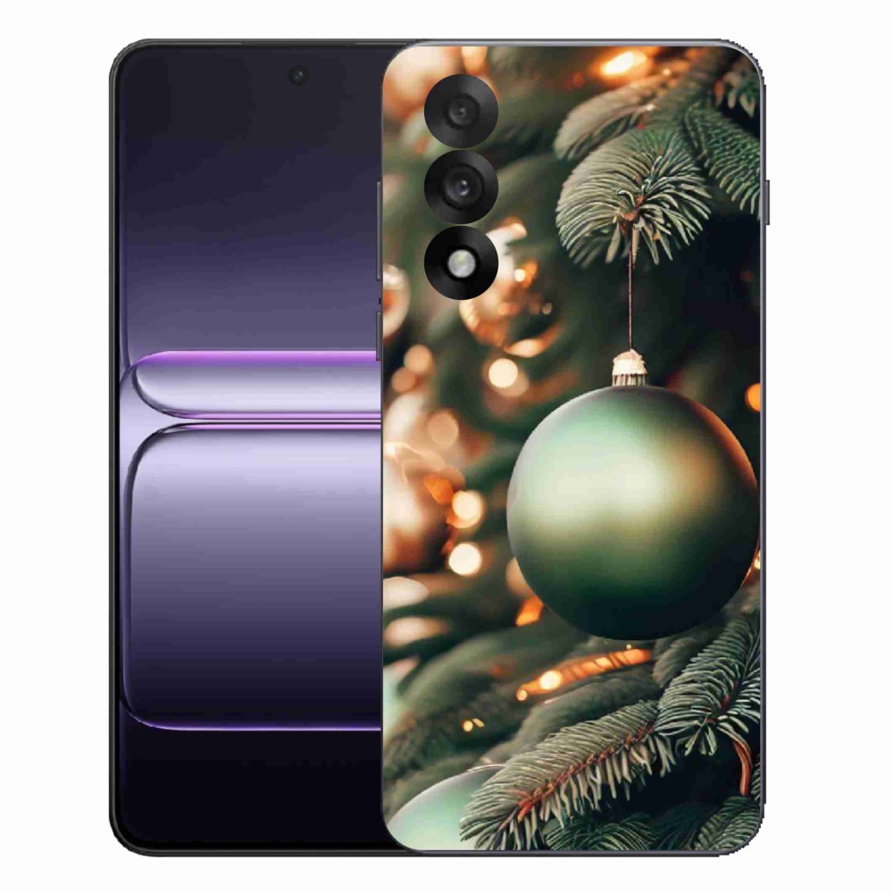 Gelový kryt mmCase na One Plus Nord 5 - vánoční ozdoby 1