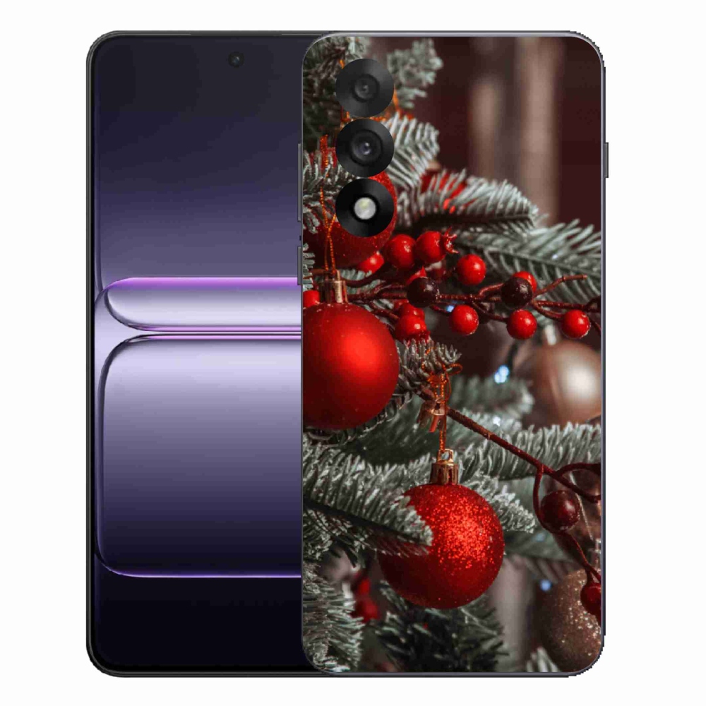 Gelový kryt mmCase na One Plus Nord 5 - vánoční ozdoby 2