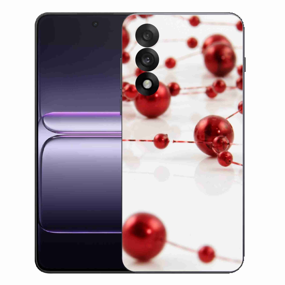 Gelový kryt mmCase na One Plus Nord 5 - vánoční řetěz