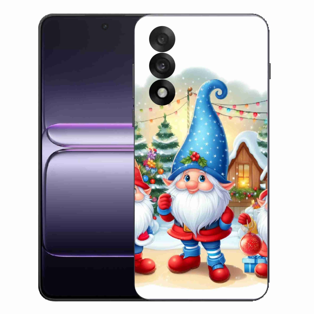 Gelový kryt mmCase na One Plus Nord 5 - vánoční skřítci