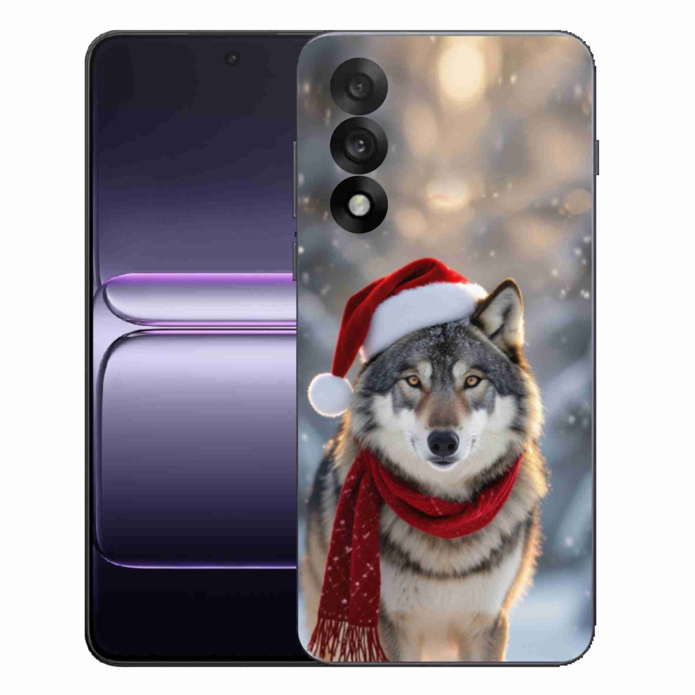 Gelový kryt mmCase na One Plus Nord 5 - vánoční vlk
