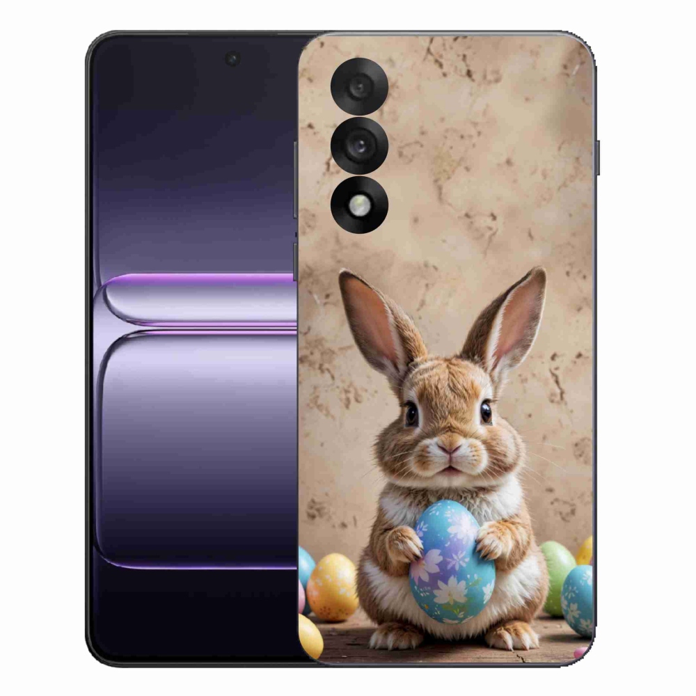 Gelový kryt mmCase na One Plus Nord 5 - velikonoční králíček
