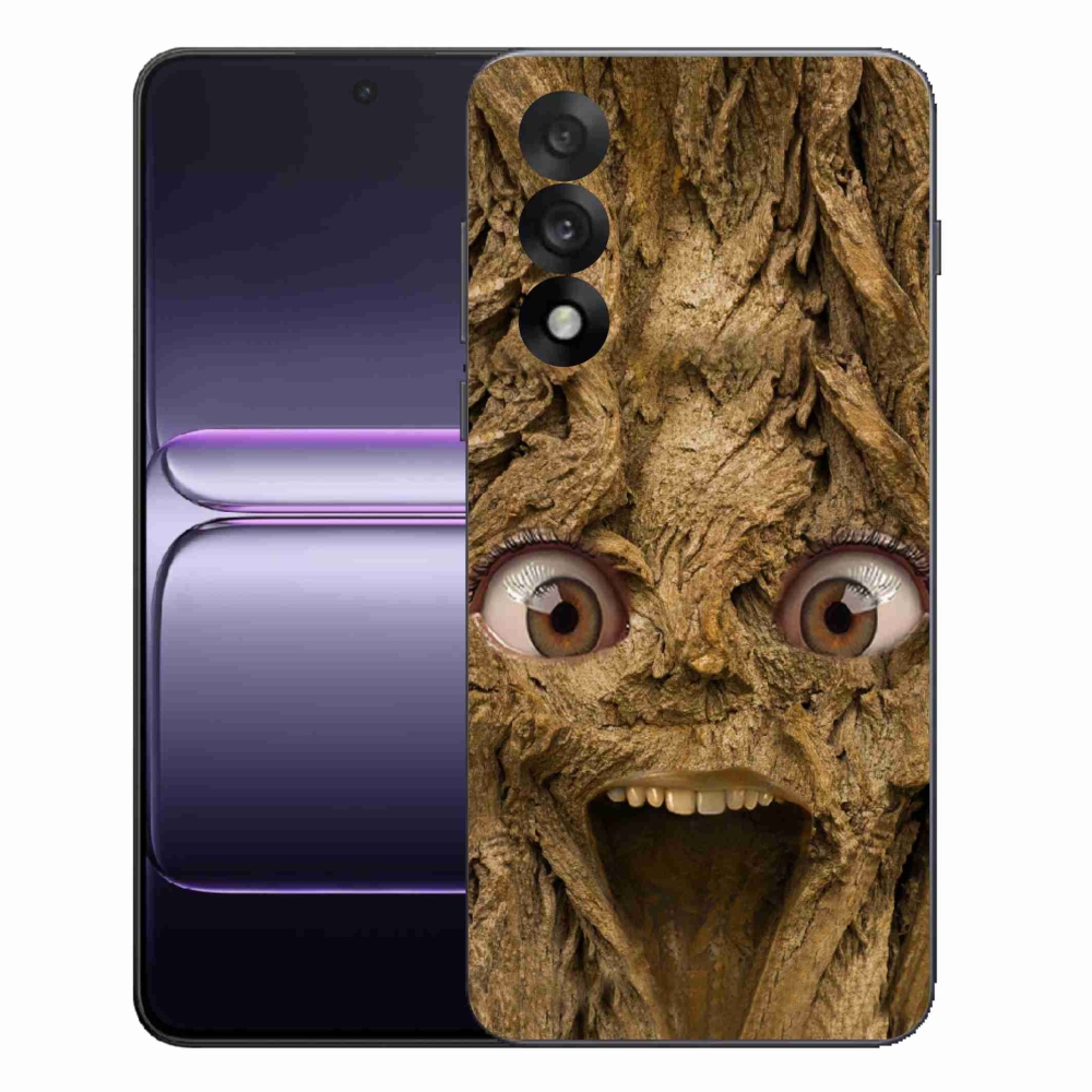 Gelový kryt mmCase na One Plus Nord 5 - veselý strom s očima