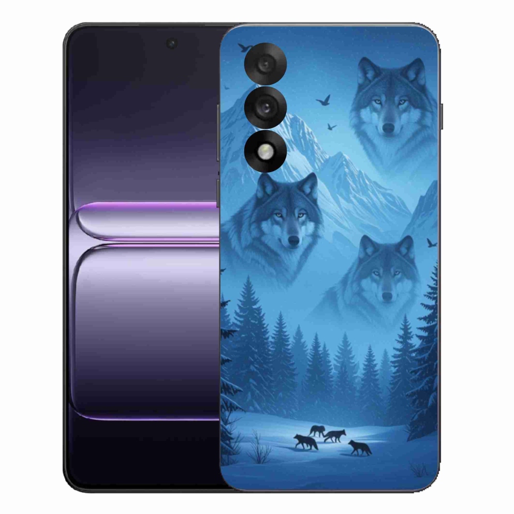 Gelový kryt mmCase na One Plus Nord 5 - vlčí smečka