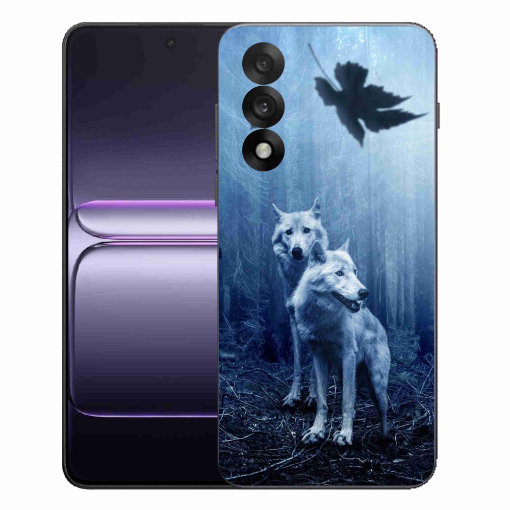 Gelový kryt mmCase na One Plus Nord 5 - vlci v lese