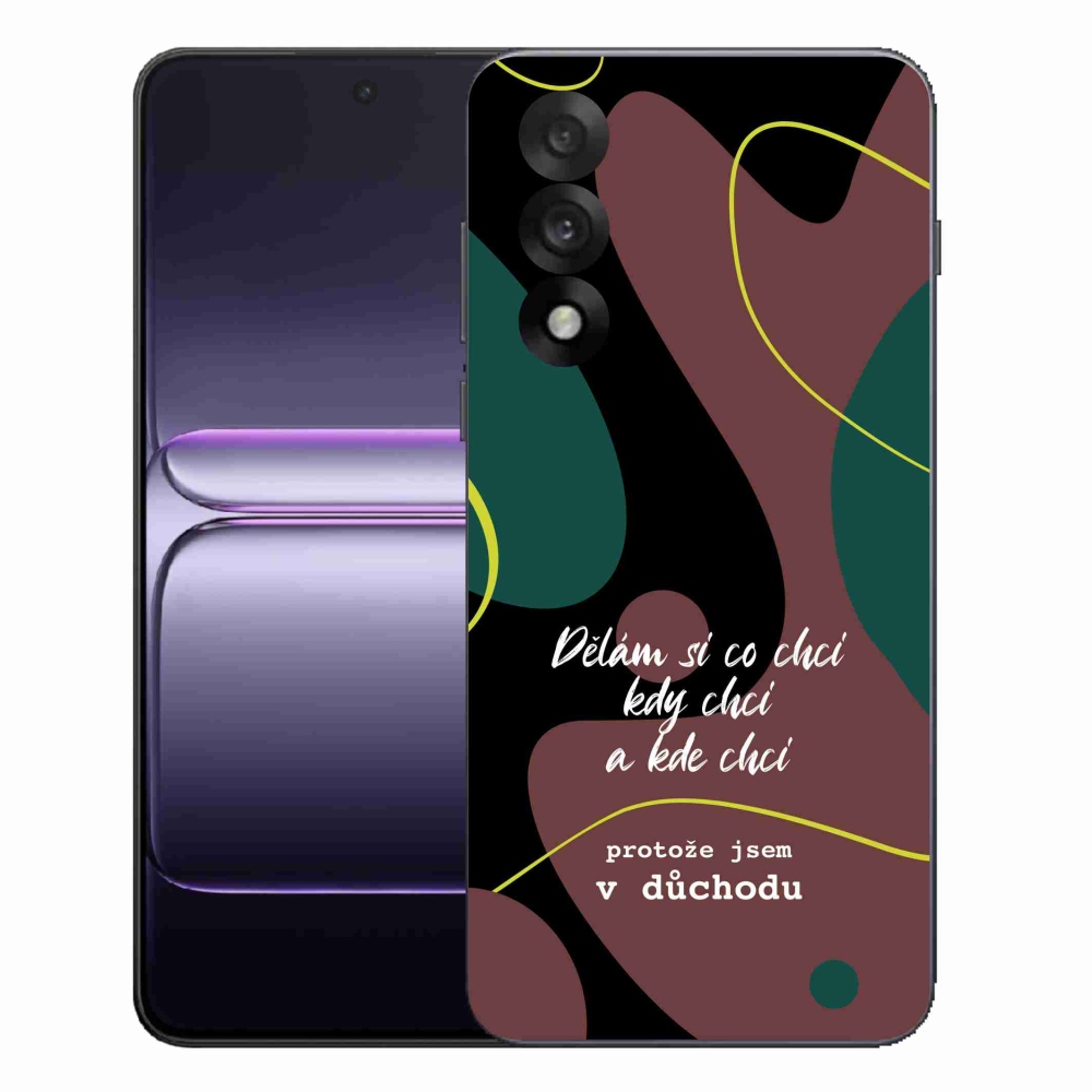 Gelový kryt mmCase na One Plus Nord 5 - vtipný text 10 černé pozadí