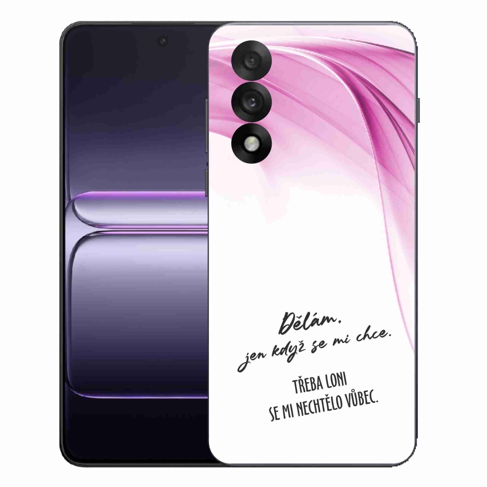Gelový kryt mmCase na One Plus Nord 5 - vtipný text 12 bílé pozadí
