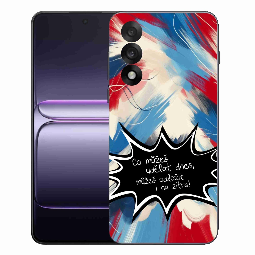 Gelový kryt mmCase na One Plus Nord 5 - vtipný text 9 černé pozadí