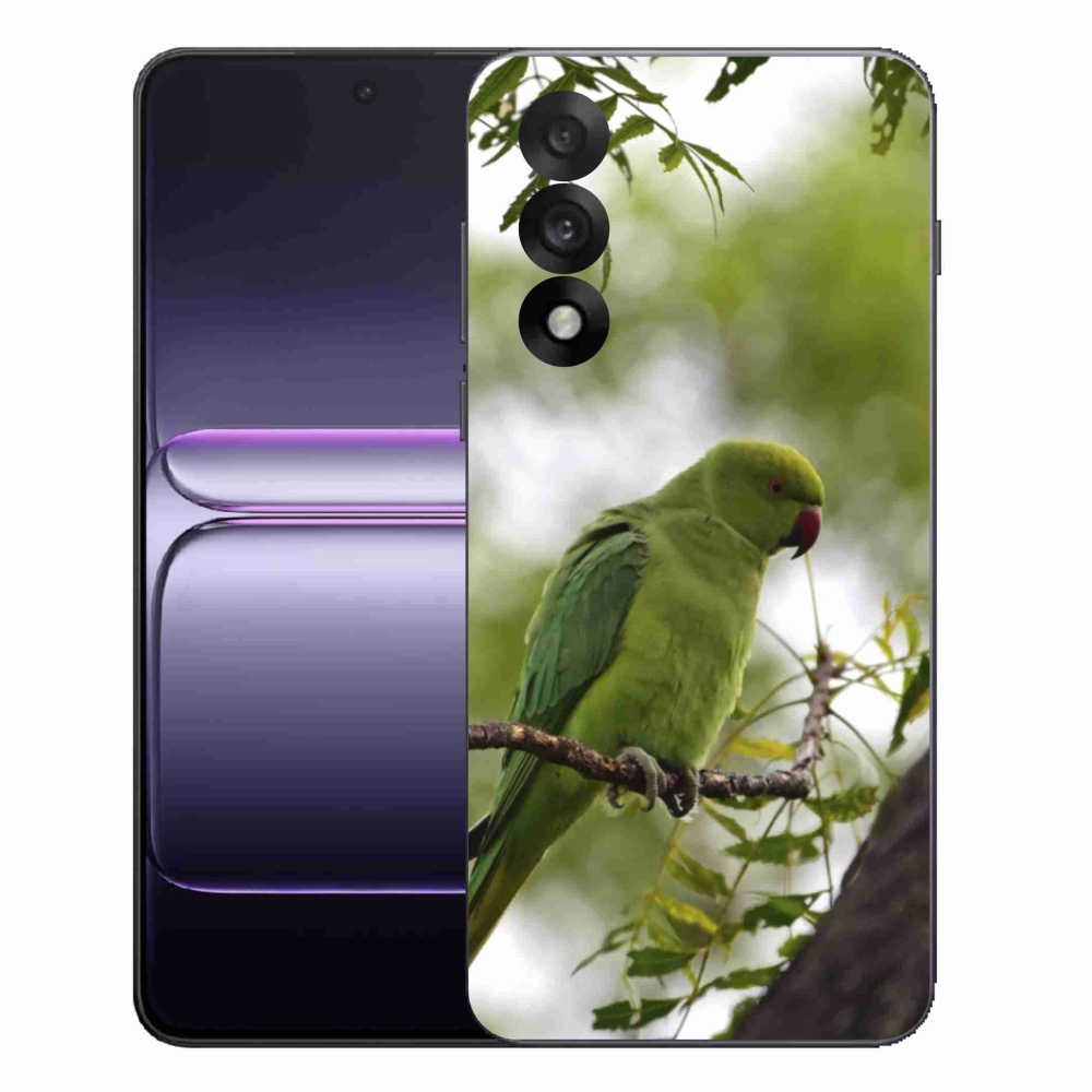 Gelový kryt mmCase na One Plus Nord 5 - zelený papoušek