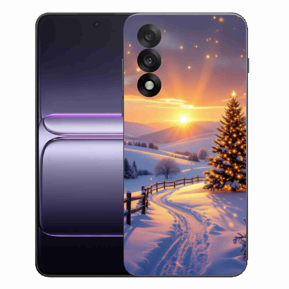 Gelový kryt mmCase na One Plus Nord 5 - zimní krajina