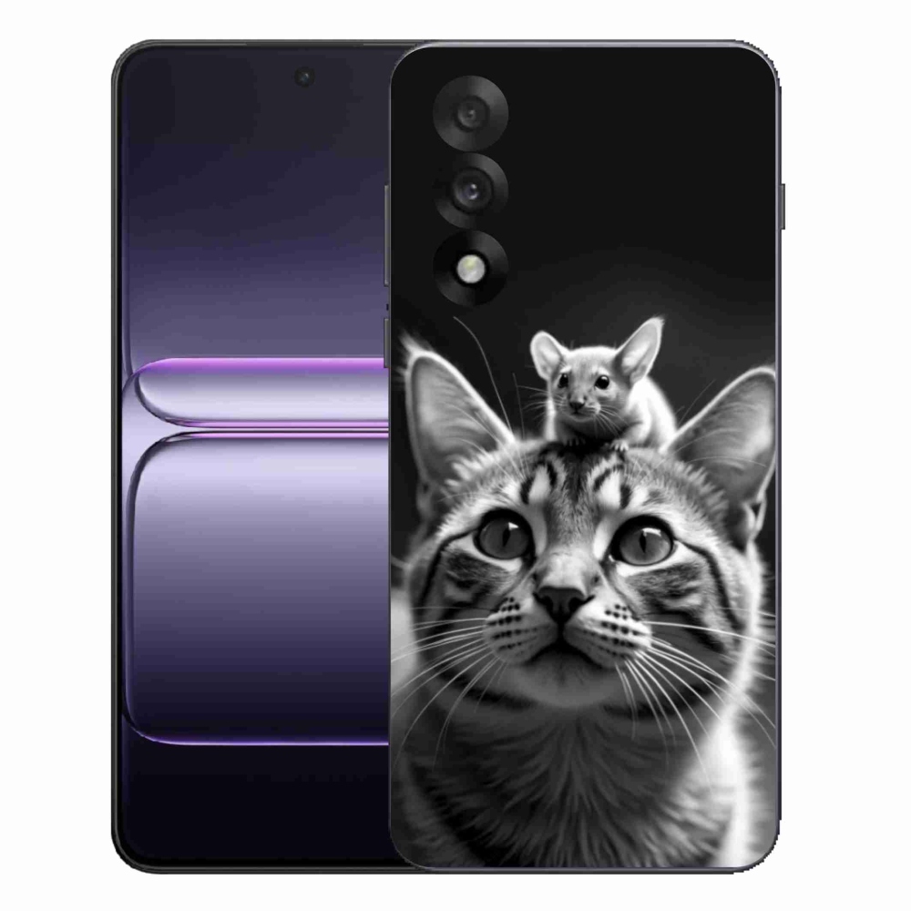 Gelový kryt mmCase na One Plus Nord 5 - zvířecí přátelství 2