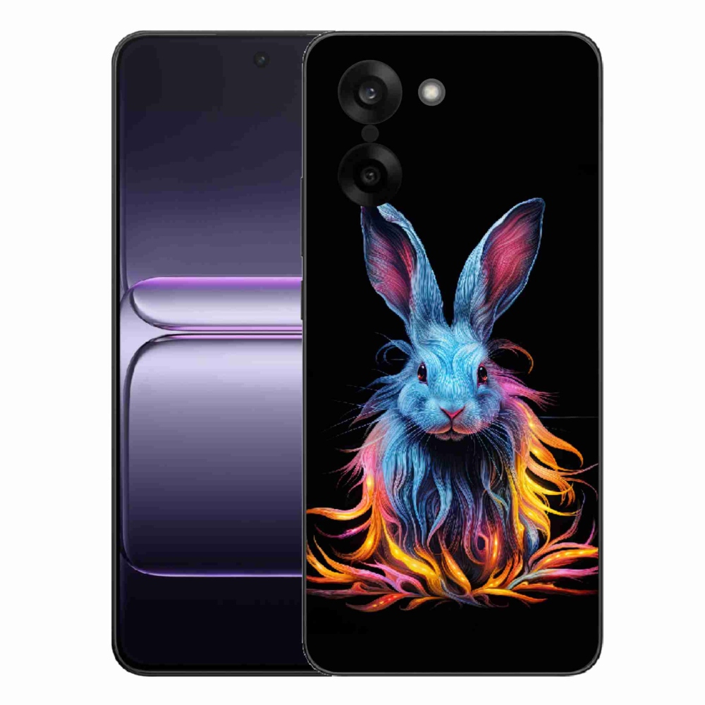 Gelový kryt mmCase na One Plus Nord CE5 - abstraktní zajíc