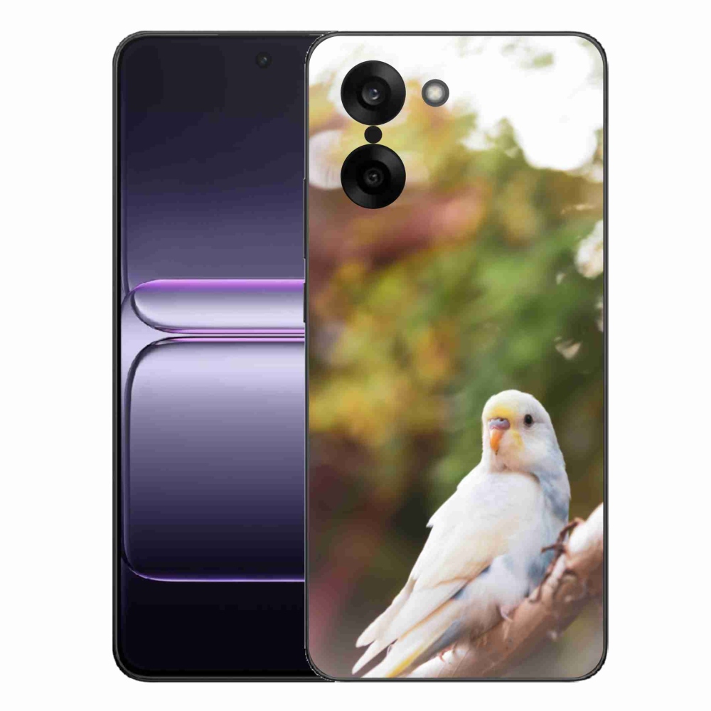 Gelový kryt mmCase na One Plus Nord CE5 - andulka bílá