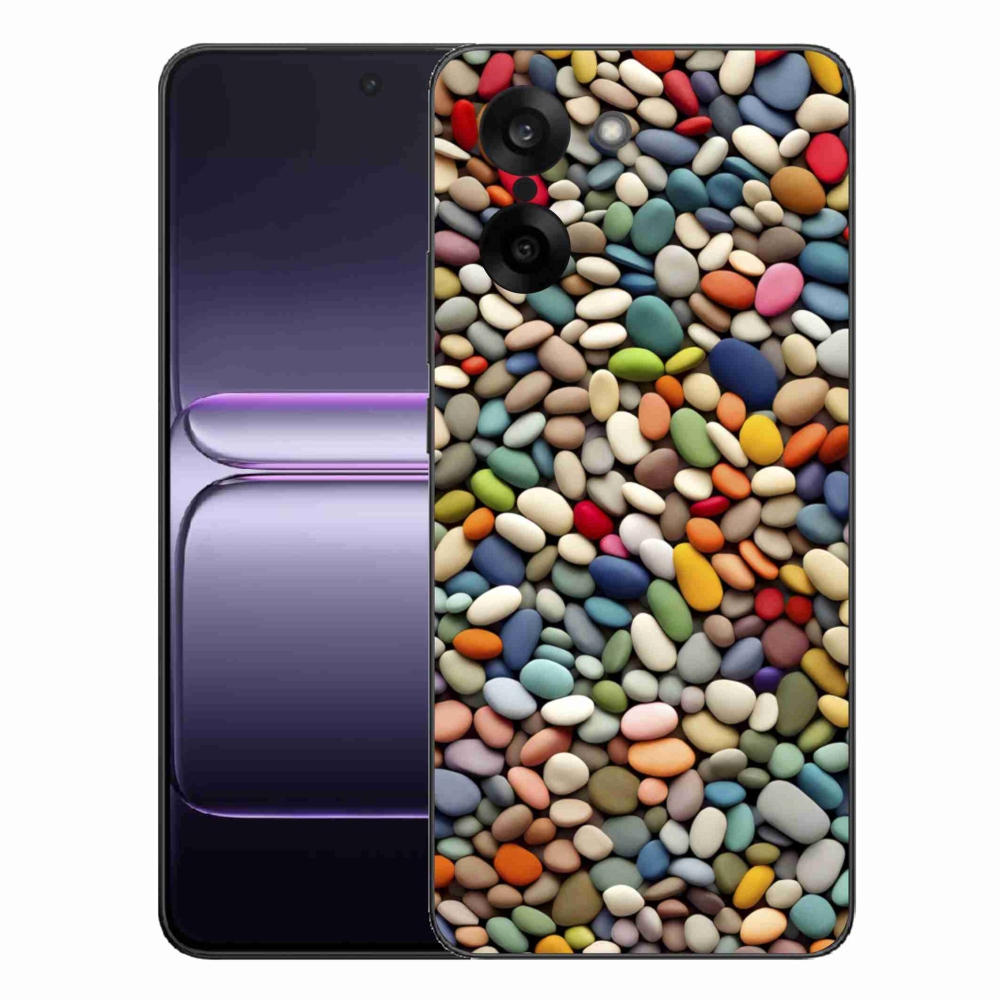 Gelový kryt mmCase na One Plus Nord CE5 - barevné kamínky 2