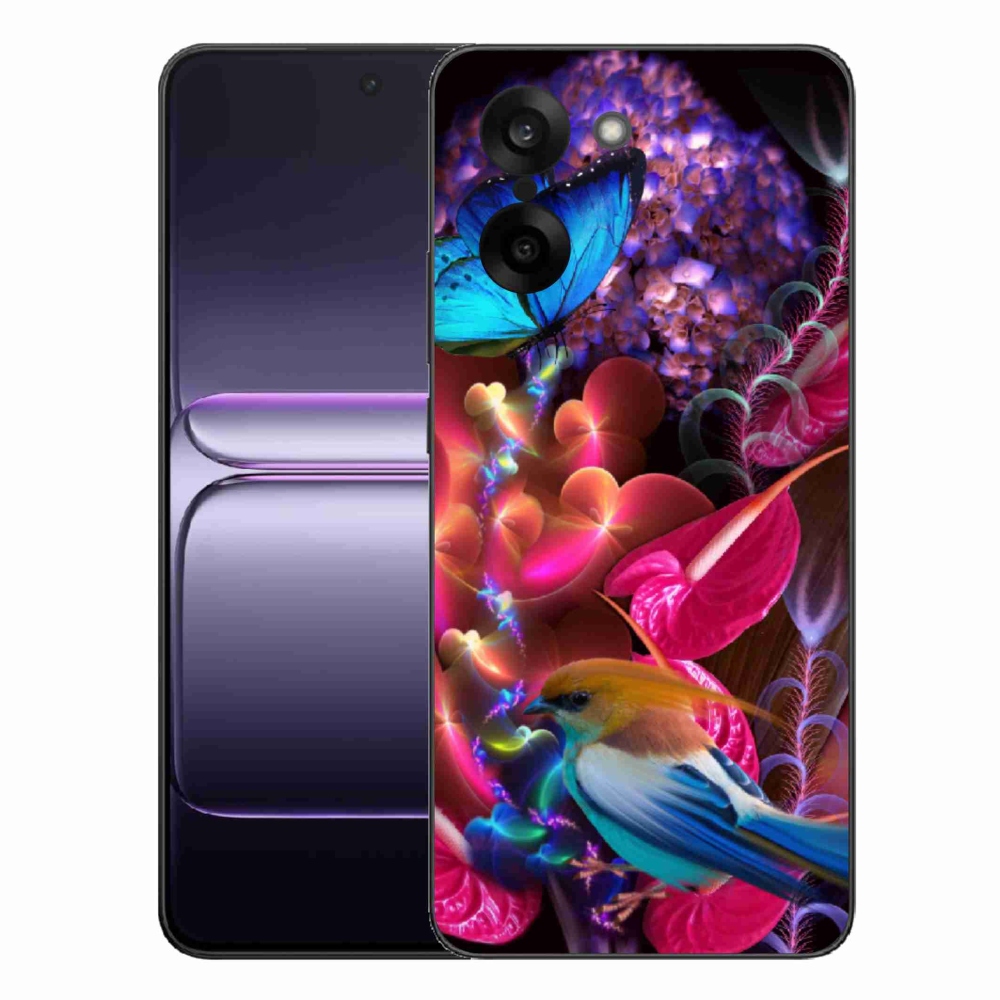 Gelový kryt mmCase na One Plus Nord CE5 - barevné květiny