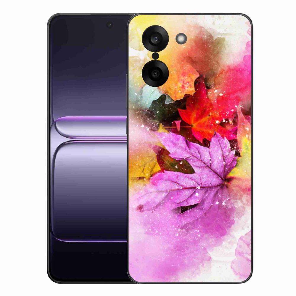 Gelový kryt mmCase na One Plus Nord CE5 - barevné listy
