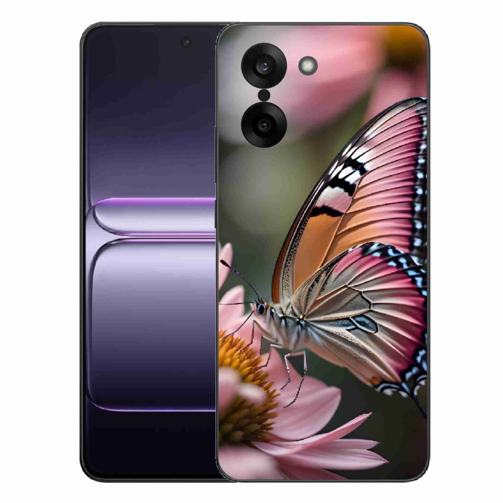 Gelový kryt mmCase na One Plus Nord CE5 - barevný motýl