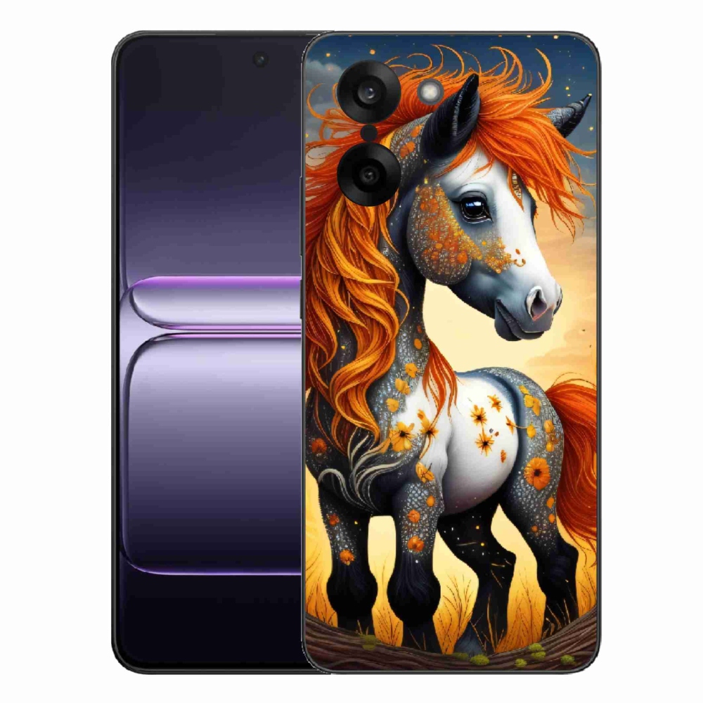 Gelový kryt mmCase na One Plus Nord CE5 - barevný poník