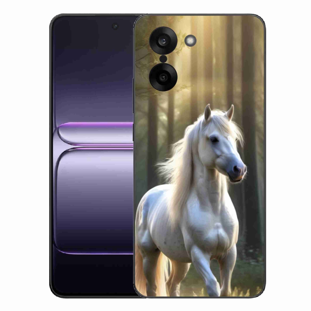 Gelový kryt mmCase na One Plus Nord CE5 - bílý kůň 3