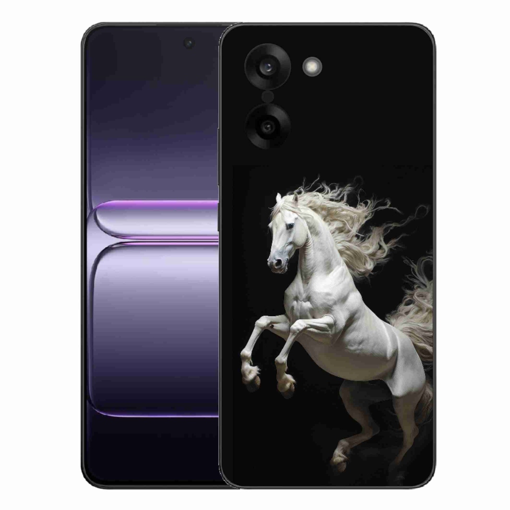 Gelový kryt mmCase na One Plus Nord CE5 - bílý kůň 4