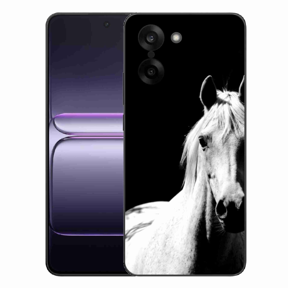 Gelový kryt mmCase na One Plus Nord CE5 - bílý kůň 5