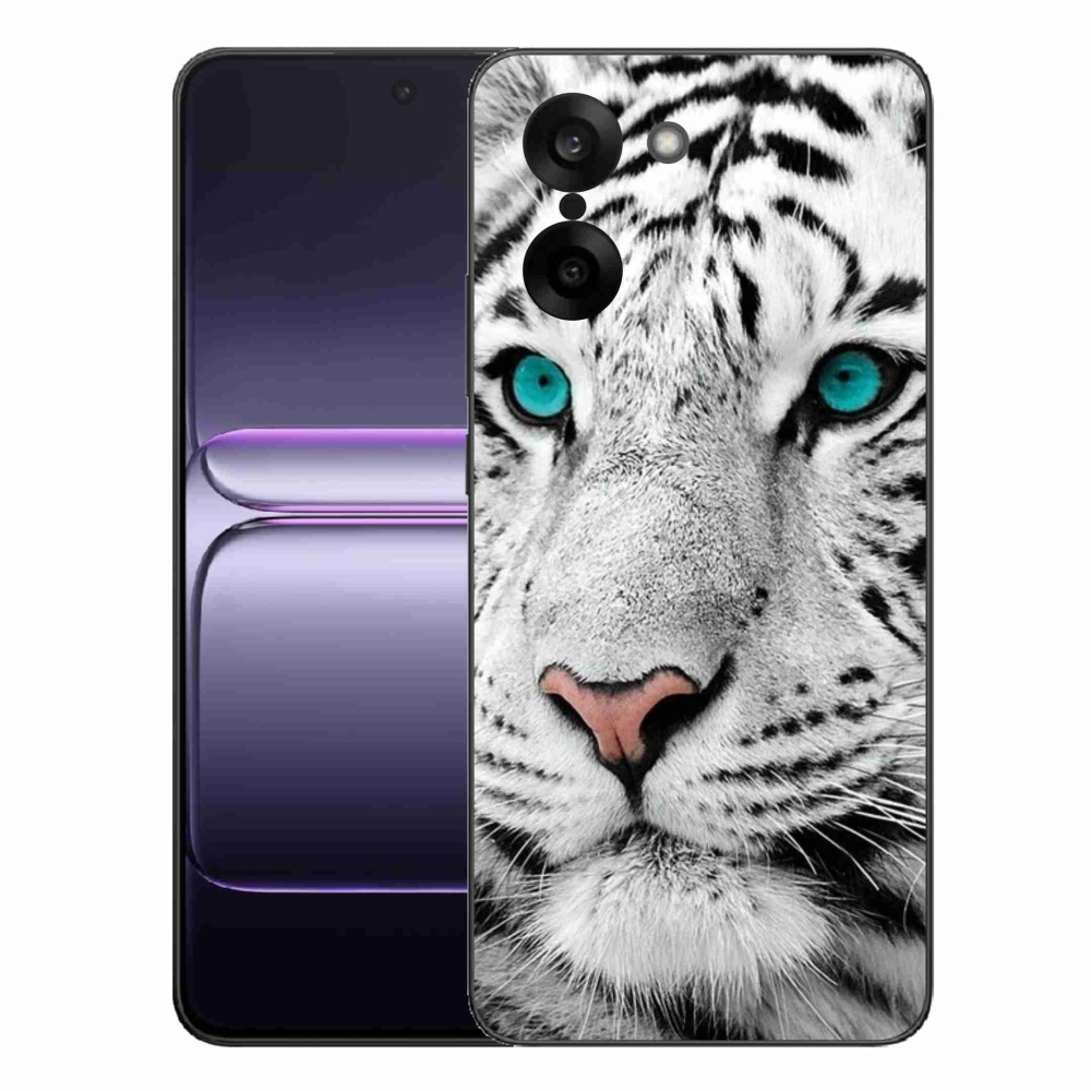 Gelový kryt mmCase na One Plus Nord CE5 - bílý tygr