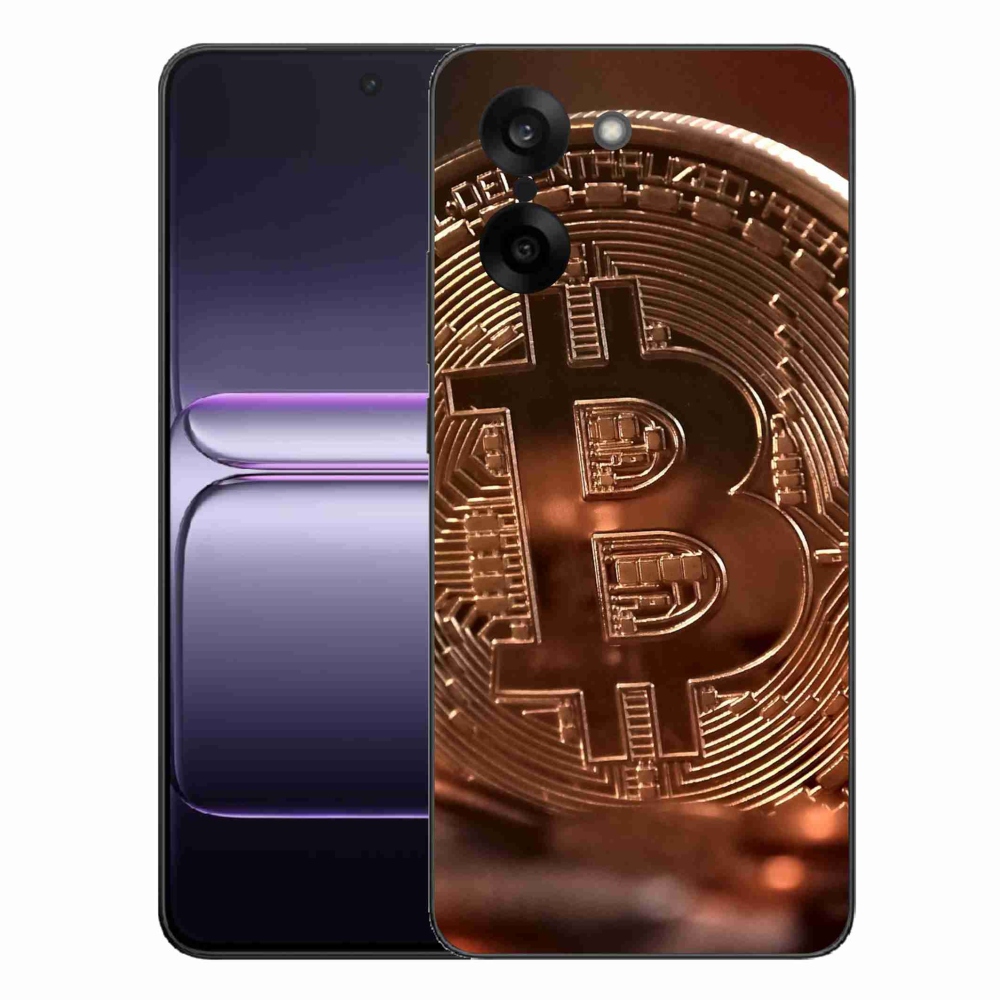 Gelový kryt mmCase na One Plus Nord CE5 - bitcoin