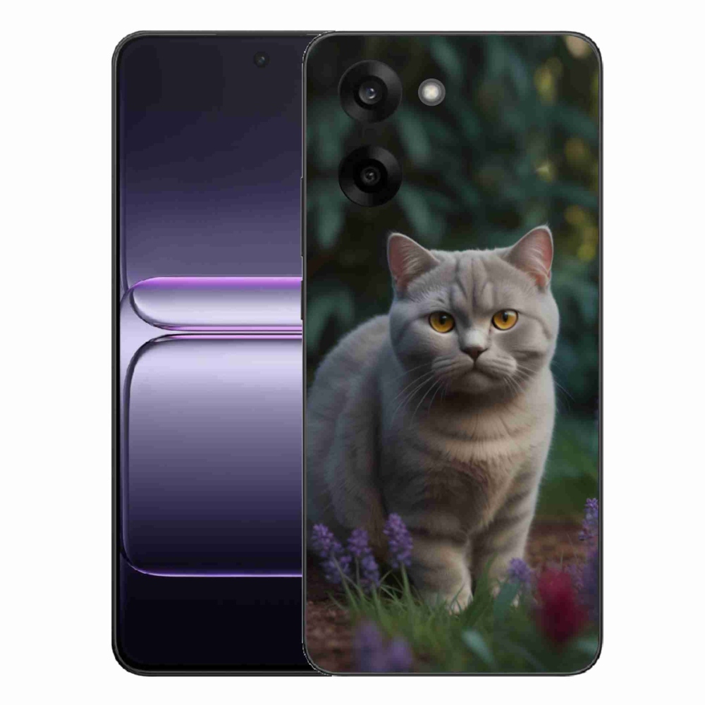 Gelový kryt mmCase na One Plus Nord CE5 - britská kočka