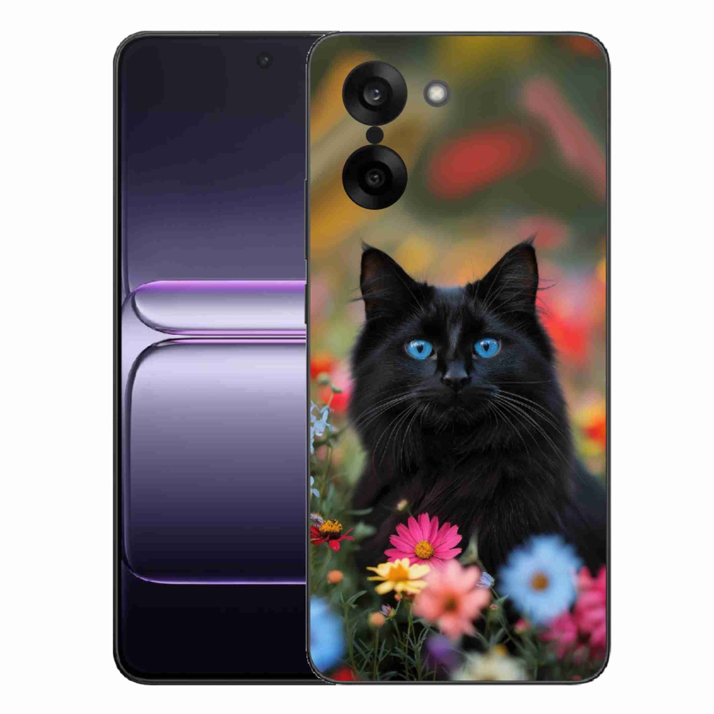 Gelový kryt mmCase na One Plus Nord CE5 - černé kotě 4