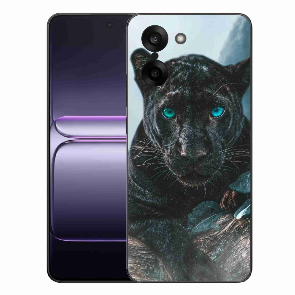 Gelový kryt mmCase na One Plus Nord CE5 - černý panter